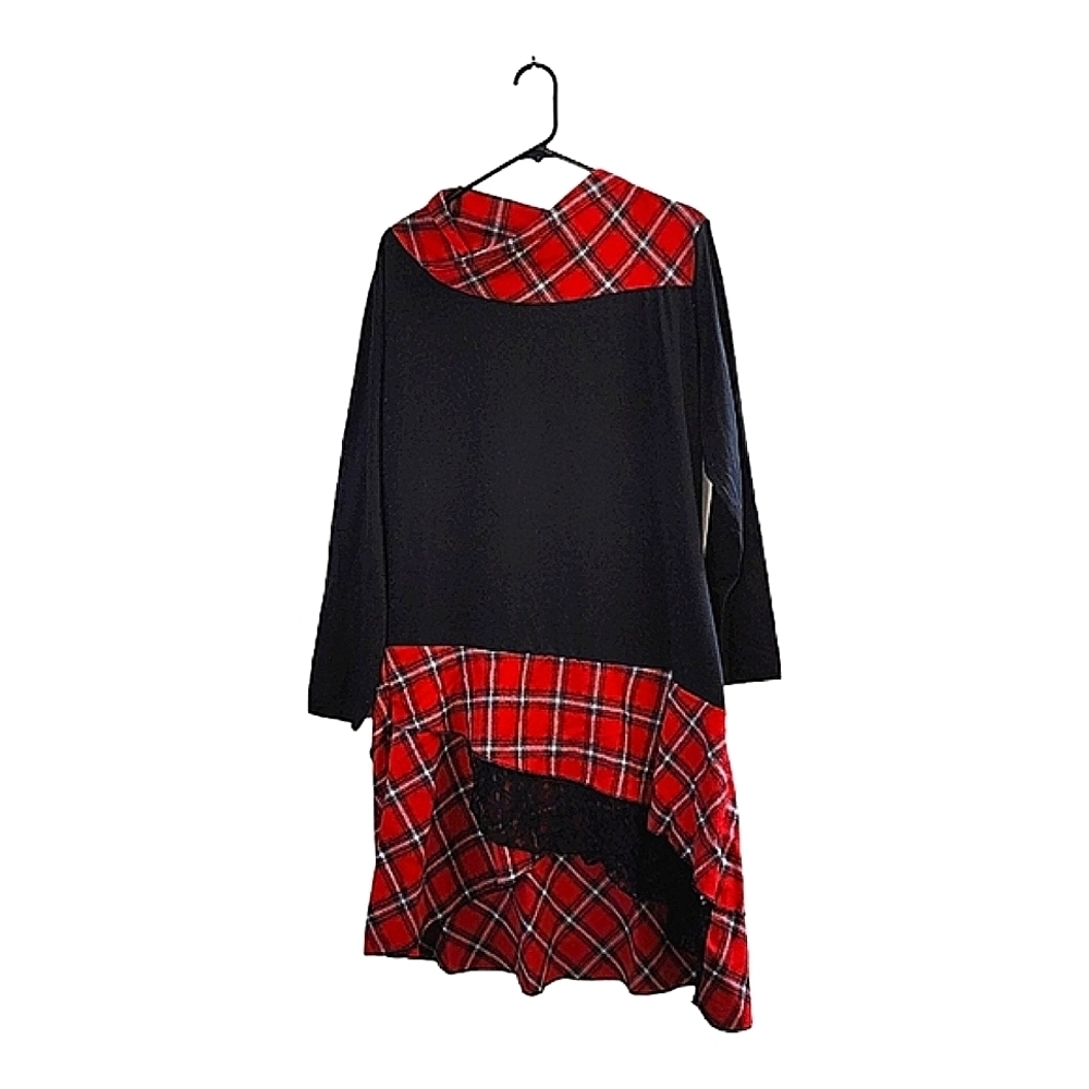 💖Plus Size Flannel Top Size 16